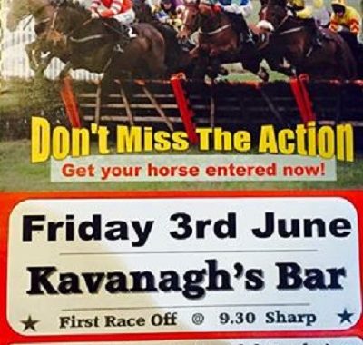 Donal Sheahan Memorial Cup & Race Night this Friday June 3rd