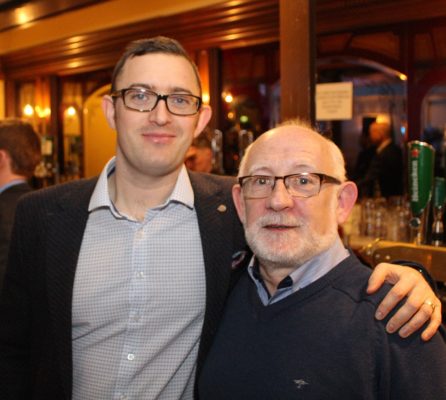 Seanie and Gerry Meenaghan at the recent Longford Slashers Social Presentation.