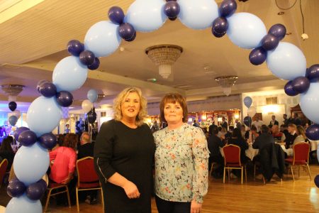 The main organisers of the recent Longford Slashers Social Presentation, Theresa McGuinness and Kathleen O'Connell